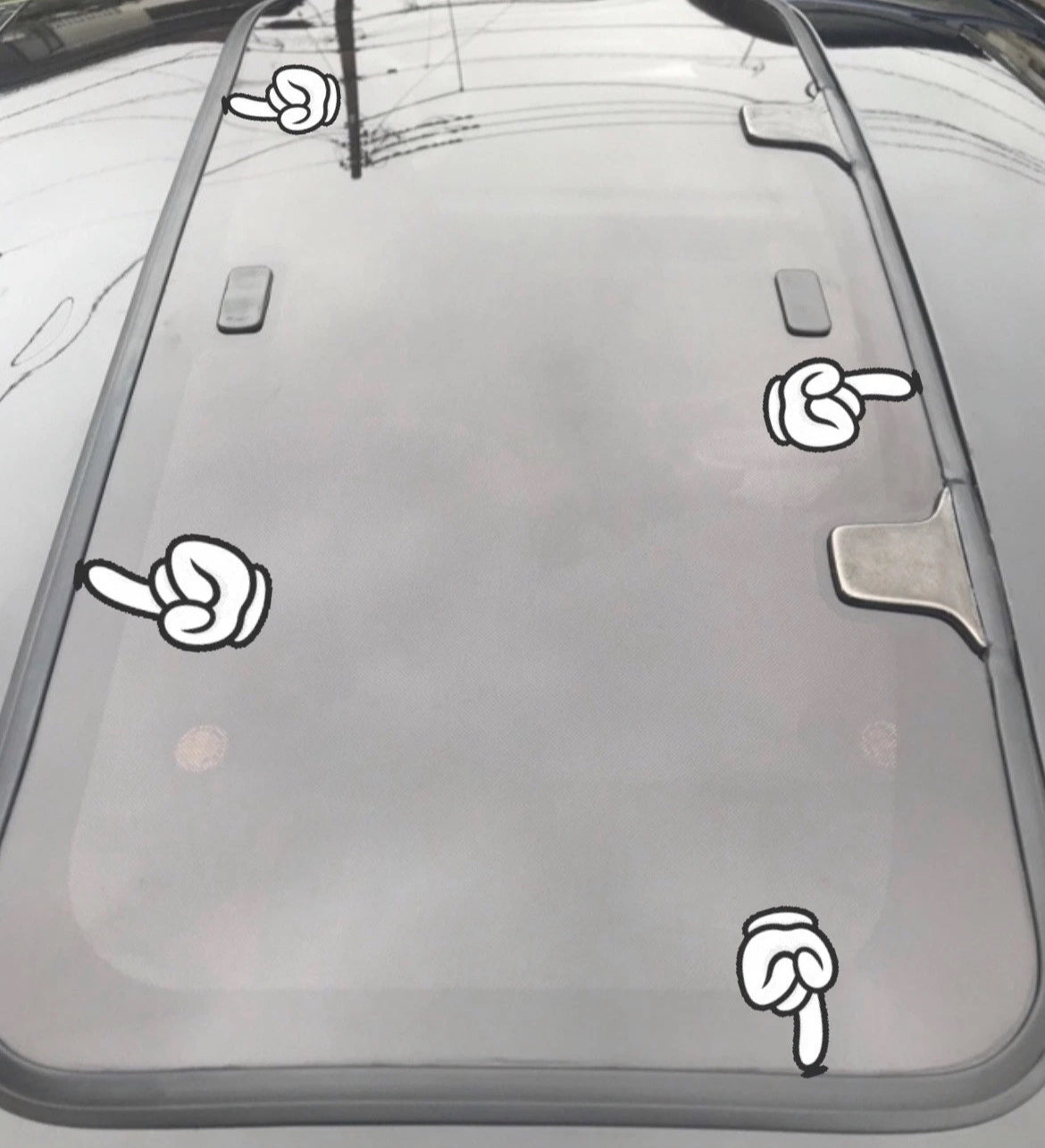 Nissan S13 Sunroof Glass Weather Seal 200sx 180sx Genuine NEW