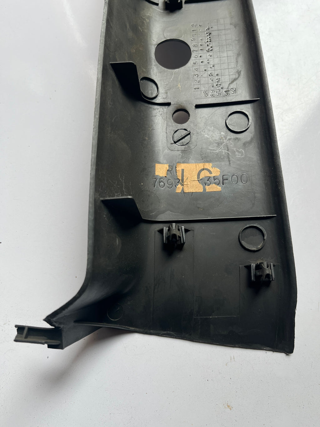 Nissan Ps13 Silvia B Pillar Interior Plastic Trim RIGHT Grey S13 7693435F00