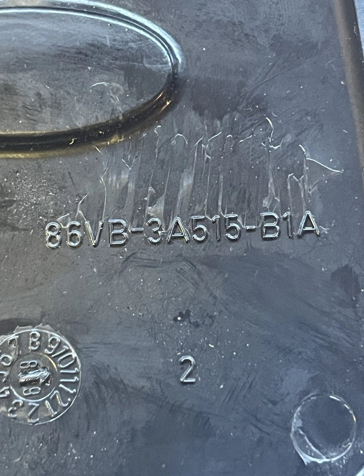 Ford Transit Mk3 Steering Wheel Center - Like Horn Push - 86VB-3A515