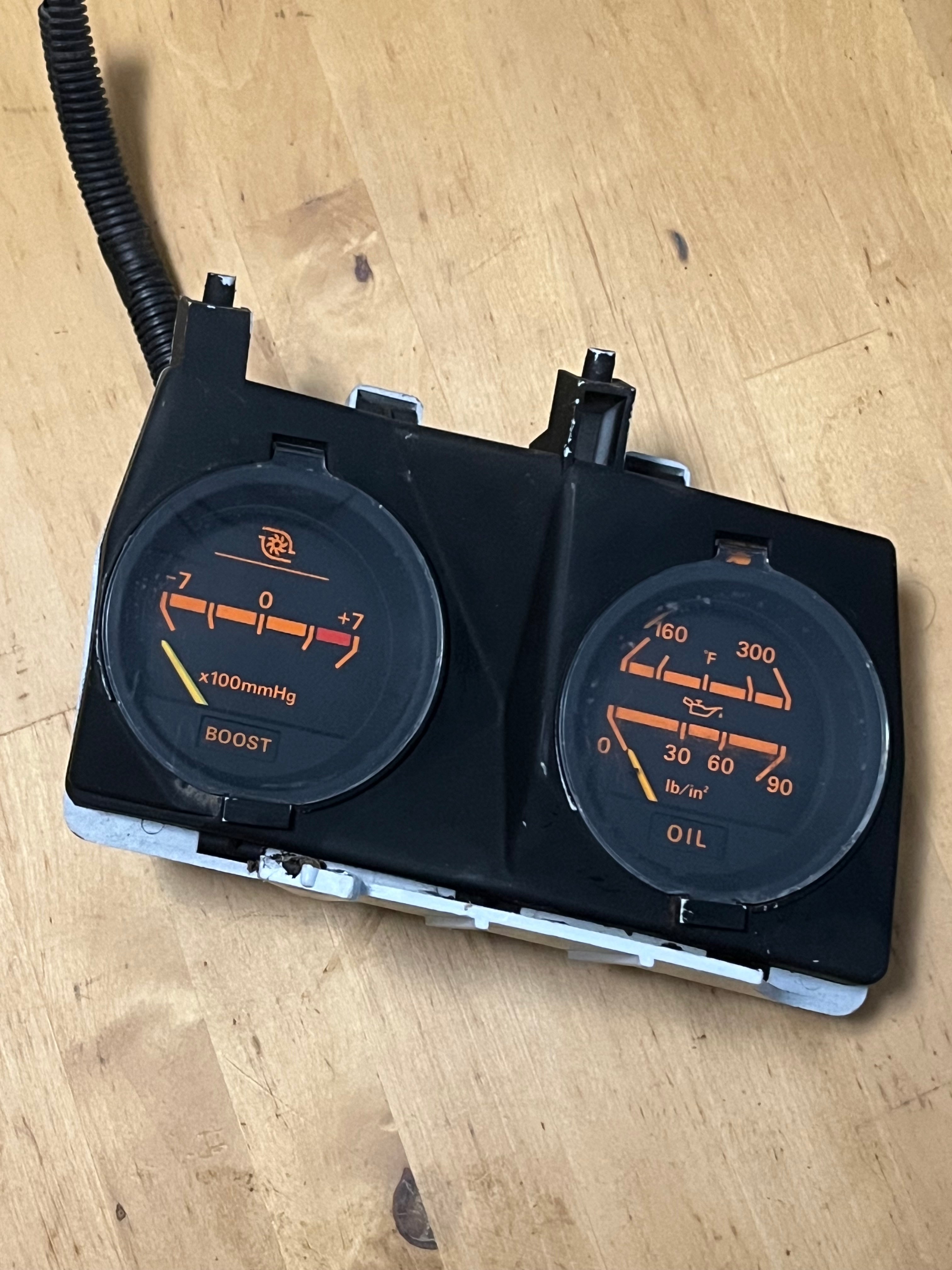 Nissan Z31 300ZX Dash Boost Meter Gauge Oil Pressure temperature Turbo Genuine
