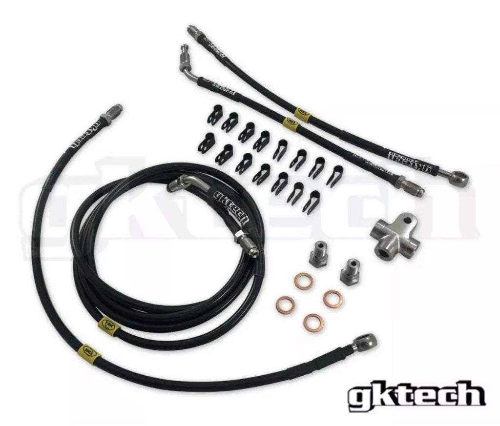 GKTech ABS Delete Kit RHD SS Braided Teflon Lined for S13 S14 S15 200SX Silvia