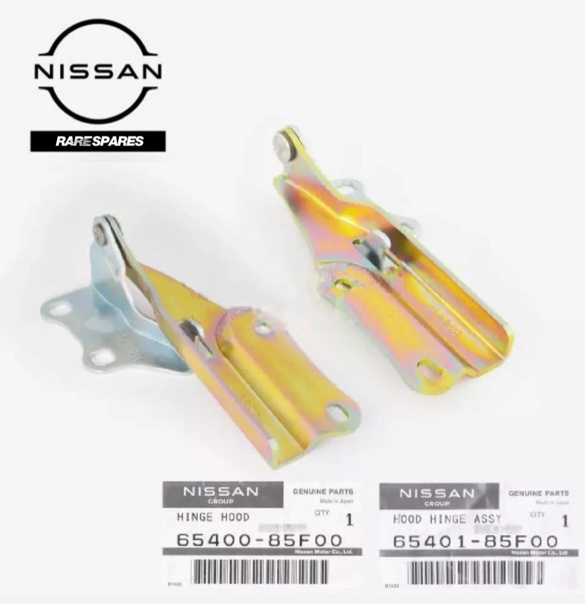 Nissan S15 Silvia Bonnet / Hood Hinges PAIR Genuine 65400-85F00 65401-85F00