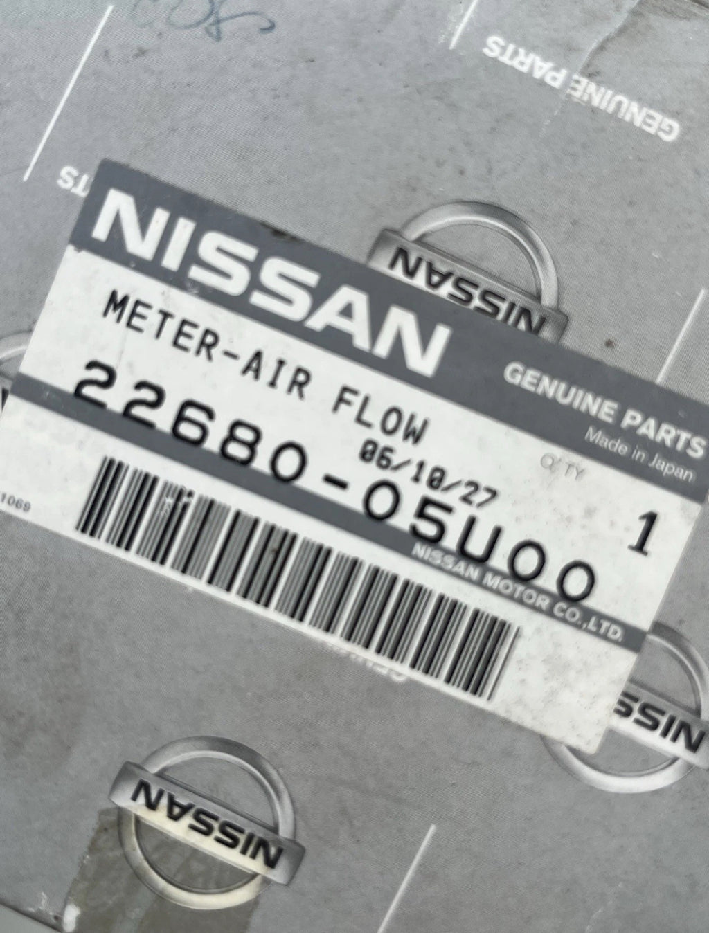 NEW Genuine Skyline GTR Mass Air Flow 22680-05U00 R32 R33 R34 Rb26dett Nissan Maf