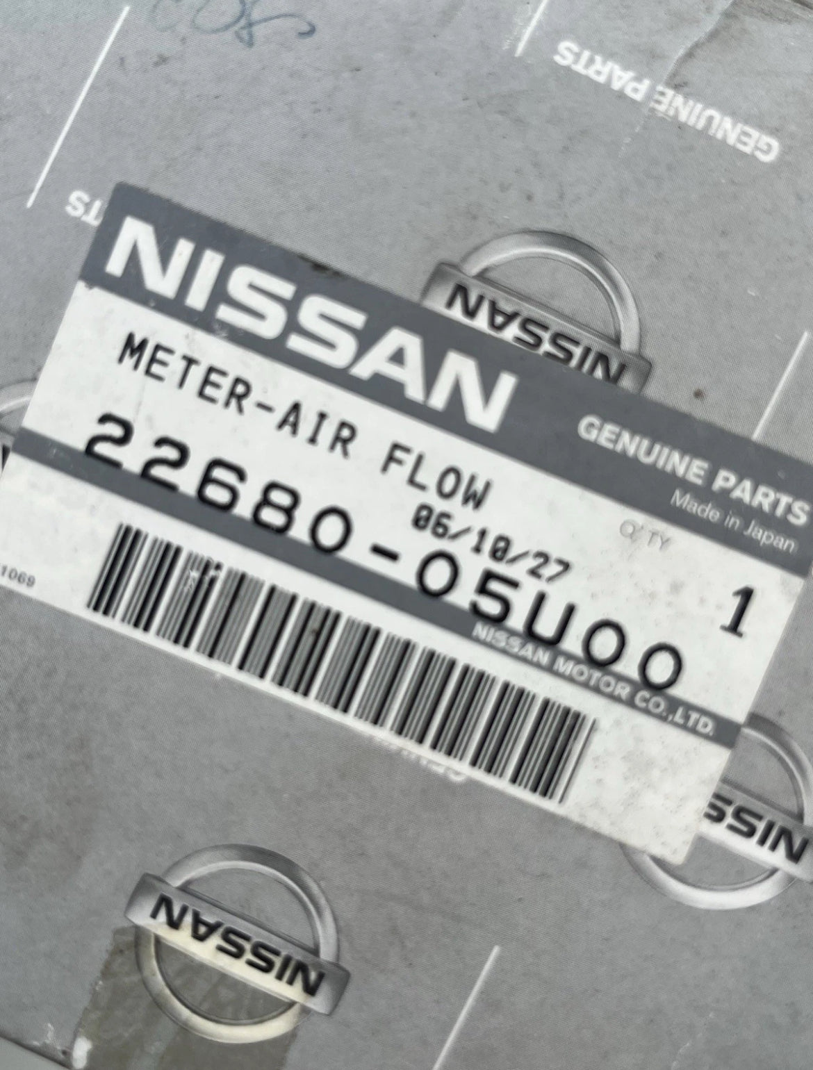 NEW Genuine Skyline GTR Mass Air Flow 22680-05U00 R32 R33 R34 Rb26dett Nissan Maf